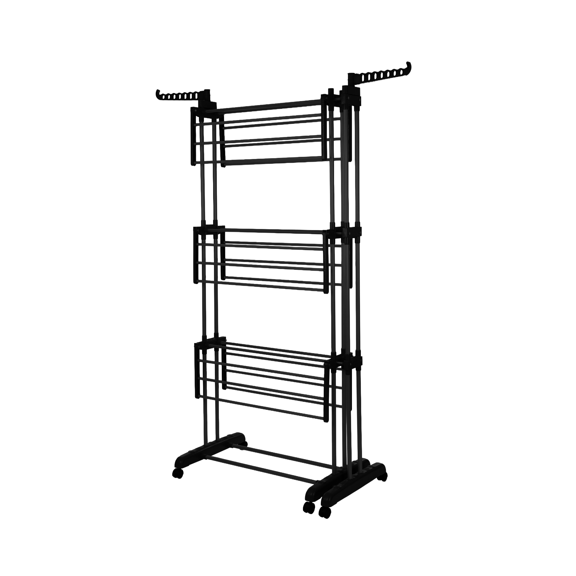 Uitschuifbaar Droogrek Zwart