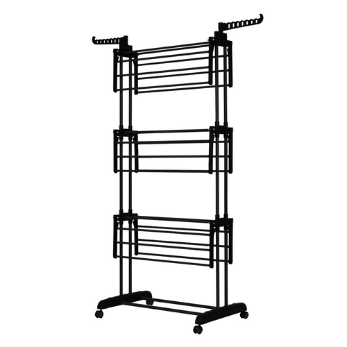 Inklapbaar Droogrek Zwart