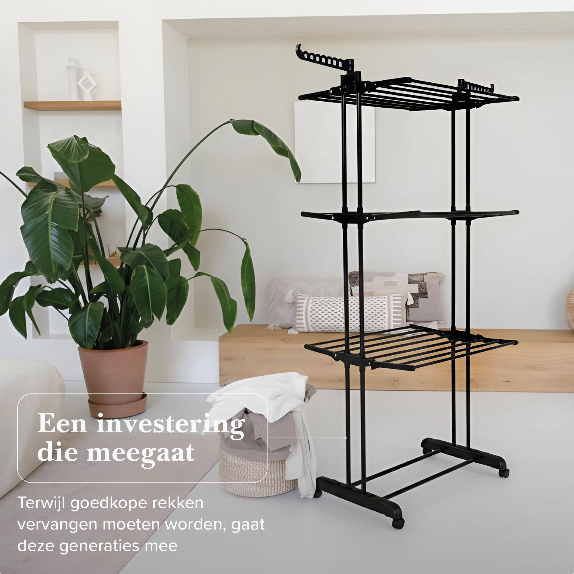 Droogrek Zwart Klein