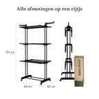 Droogrek Zwart Klein