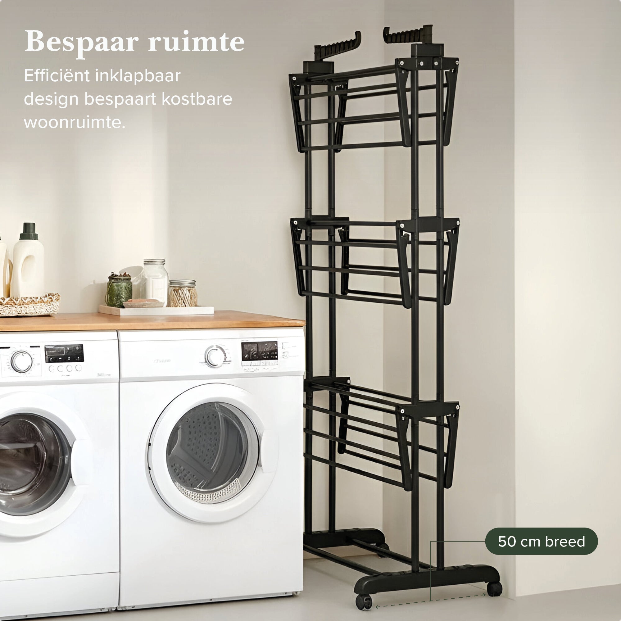 Droogrek Zwart Klein