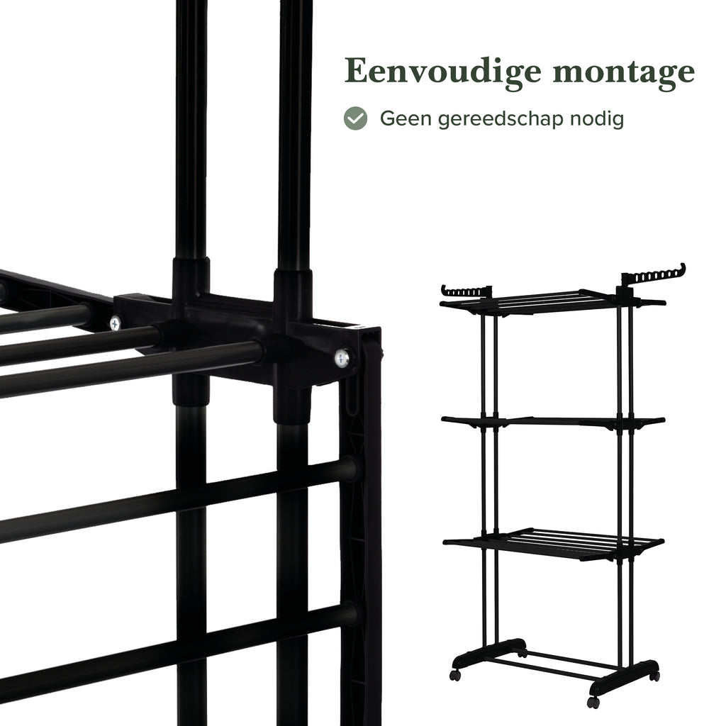 Droogrek Zwart Klein