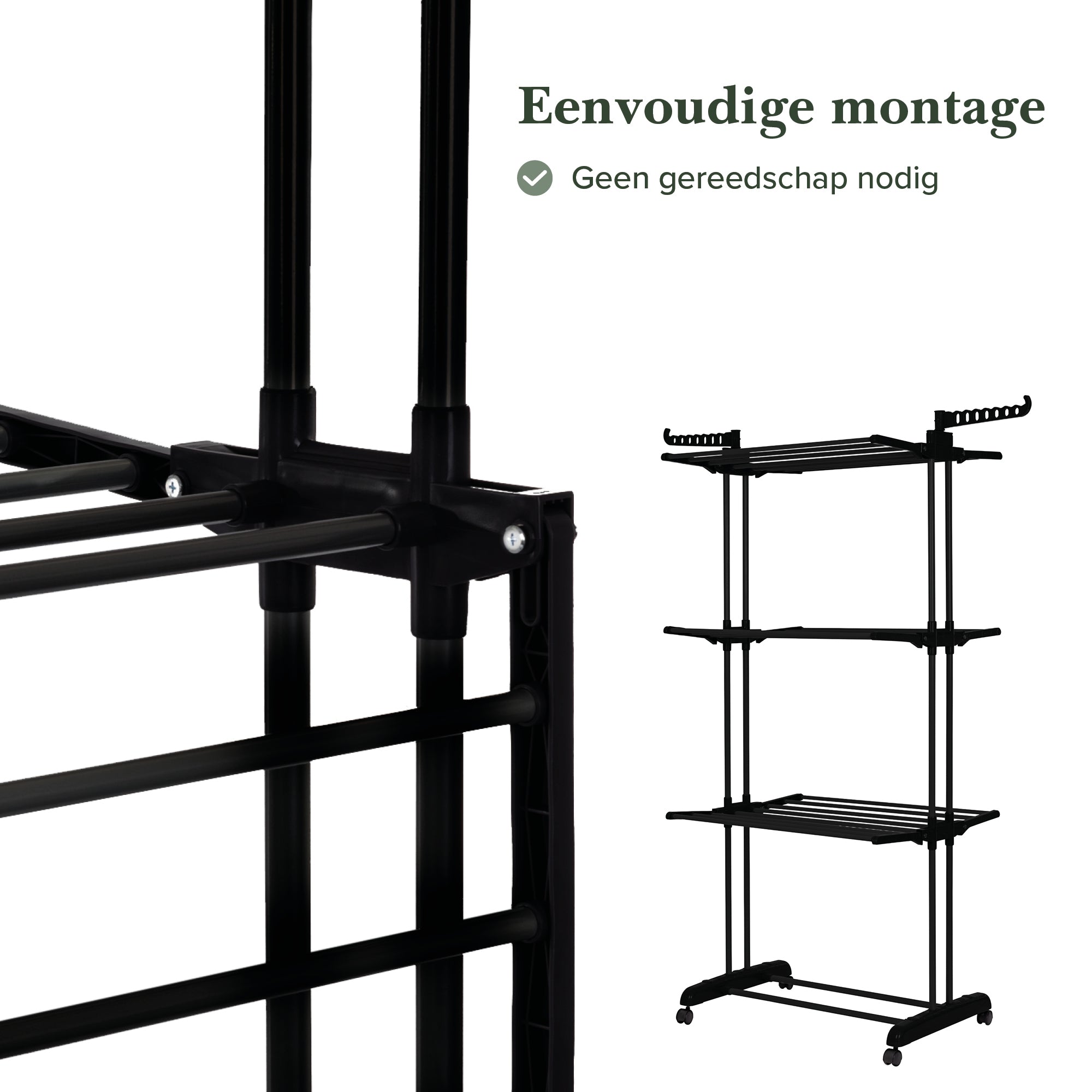 Droogrek Zwart Klein