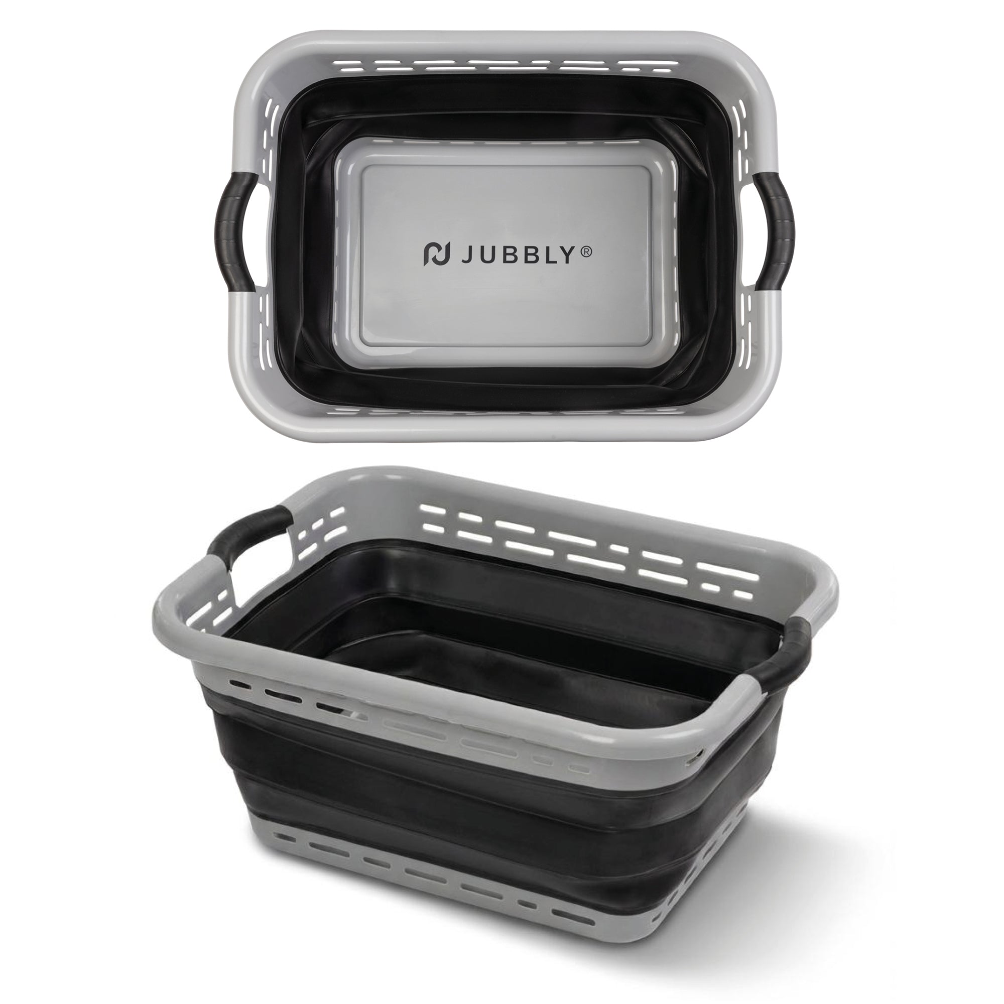 Opvouwbare Wasmand Grijs