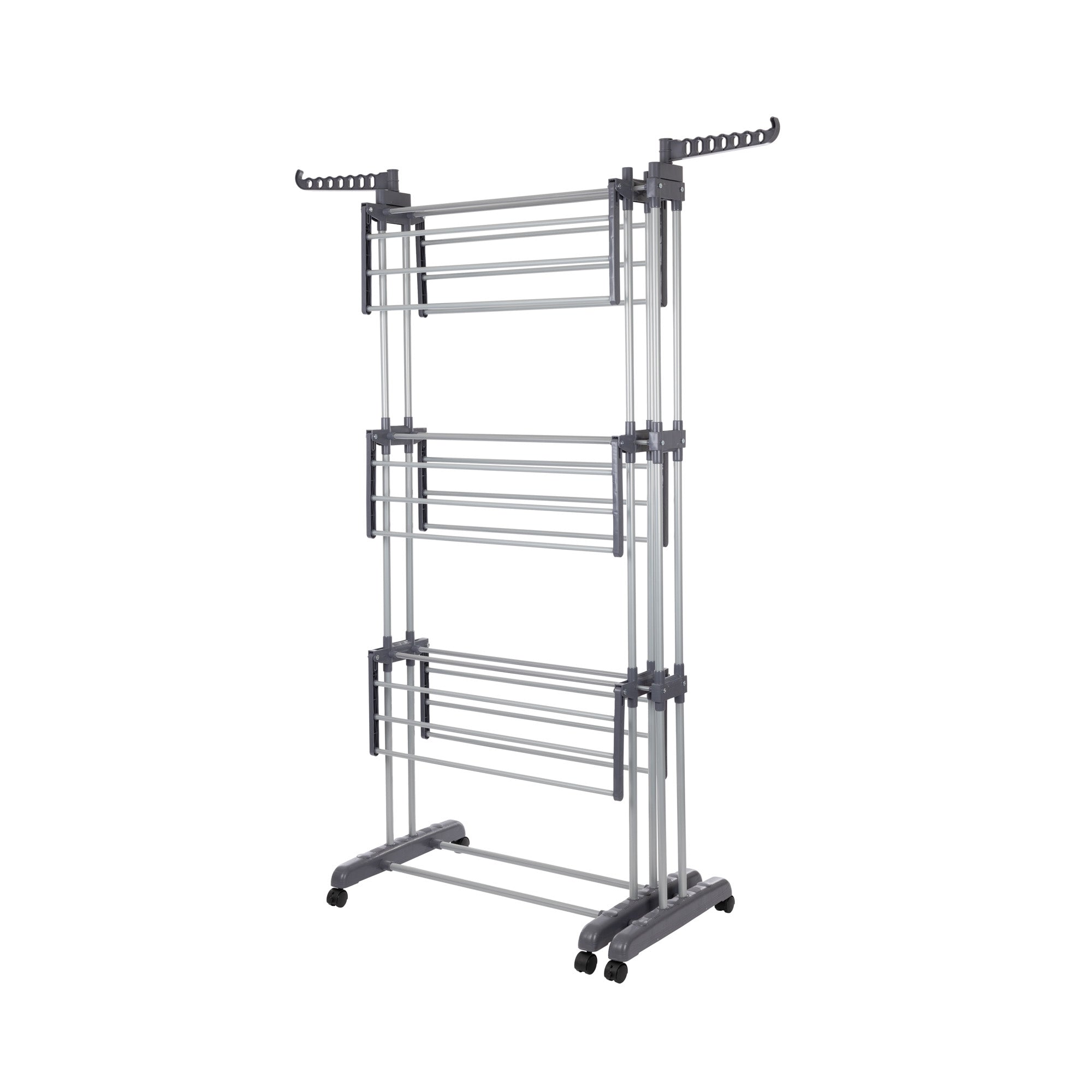 Uitschuifbaar Droogrek Grijs